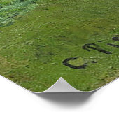 Poster L'Ermitage de Pontoise Camille Pissarro (Coin)