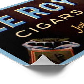 Poster Leroy Cigars (Coin)