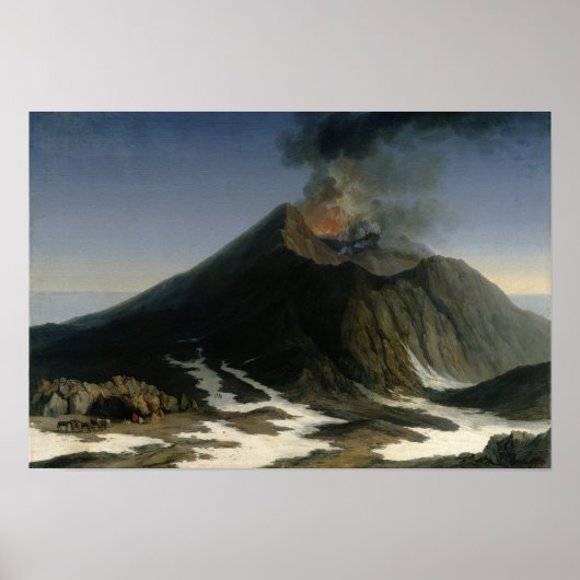 Poster L'éruption de l'Etna (Devant)