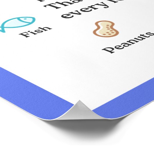 Poster Les 10 allergies les plus répandues (Coin)