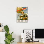 Poster Les 2ème guerre mondiale contre l'attaque (Bureau à domicile)