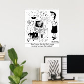 Poster Les 30 premières années ici sont les plus difficil (Bureau à domicile)