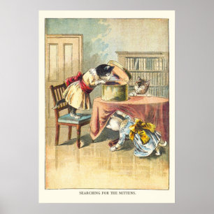 Poster Les 3 petits chatons : à la recherche des Mittens