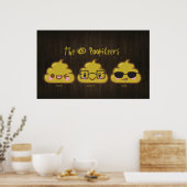Poster Les 3 Poopiteers "pooster" (Cuisine)