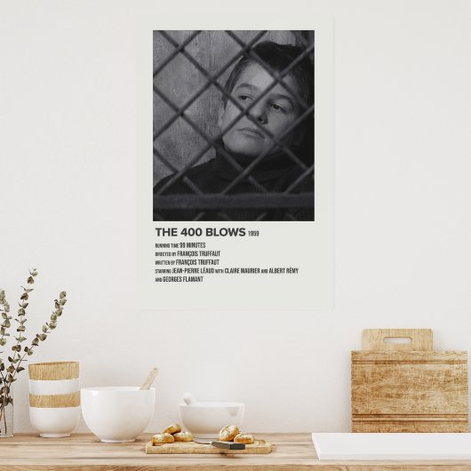 Poster les 400 coups 1959 (Cuisine)
