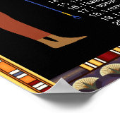 Poster Les 42 Lois De Maat - Affirmations Positives (Coin)