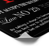 Poster Les 48 lois du pouvoir (Coin)