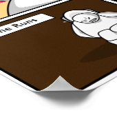 Poster Les 5 phases de la consommation de caféine (Coin)