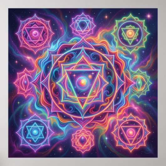 Poster Les 7 Chakras´10 (Devant)