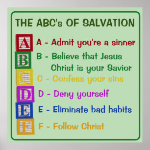 Poster Les ABC du salut