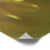 Poster les abeilles adorent le jaune...[aquarelle] (Coin)