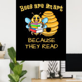 Poster Les abeilles sont intelligentes (Bureau à domicile)