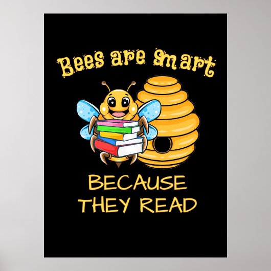 Poster Les abeilles sont intelligentes (Devant)
