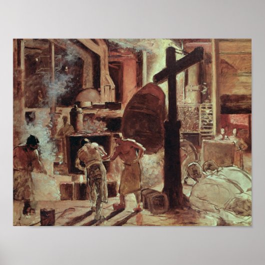 Poster Les aciéries (Devant)