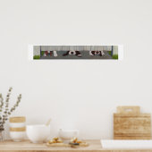 Poster Les actifs à la porte (Cuisine)