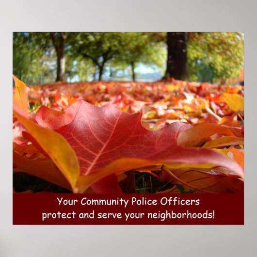 Poster Les agents de police protègent et servent vos quar (Devant)