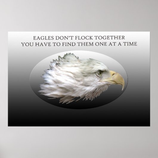 Poster Les aigles ne volent pas ensemble (Devant)