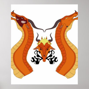 Poster Les ailes de feu comme le classique