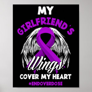 Poster Les ailes de ma copine couvrent ma surdose de fin