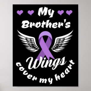 Poster Les ailes de mon frère couvrent mon excès de coeur