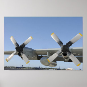 Poster Les ailes d'un LC-130 Hercule