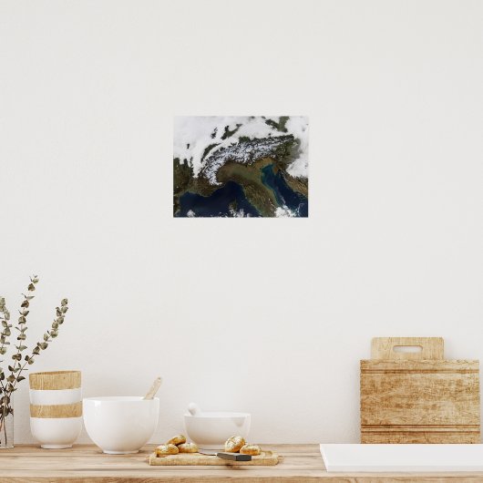 Poster Les Alpes 2 (Cuisine)