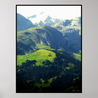 Poster Les Alpes suisses