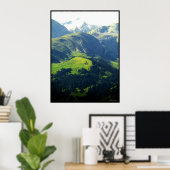 Poster Les Alpes suisses (Bureau à domicile)