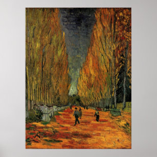 Poster Les Alyscamps (Cimetière) par Vincent van Gogh