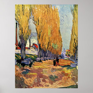 Poster Les Alyscamps (Cimetière) par Vincent van Gogh