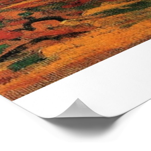 Poster Les Alyscamps par Vincent van Gogh (Coin)