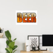 Poster Les amateurs de bière (Bureau à domicile)