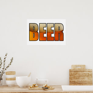 Poster Les amateurs de bière