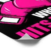 Poster Les Amateurs De Boxe Fille De Boxe Juste Une Fille (Coin)