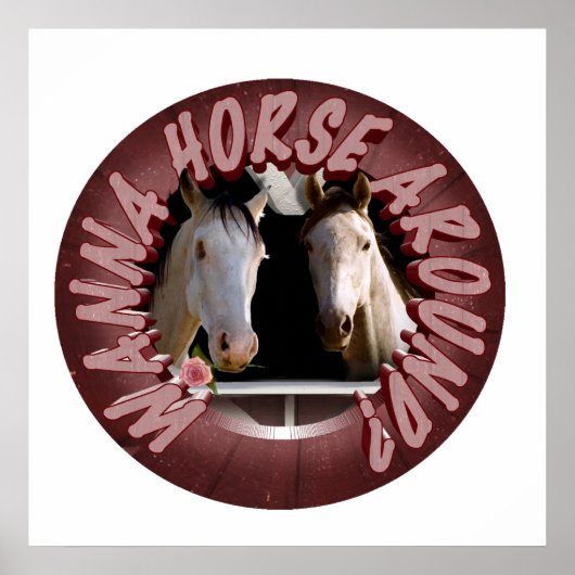 Poster Les amateurs de chevaux (Devant)