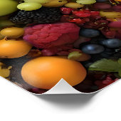 Poster Les Amateurs De Fruits Apprécient La Plateforme Co (Coin)