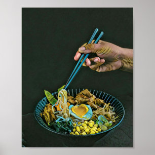 Poster Les amateurs de gastronomie japonaise