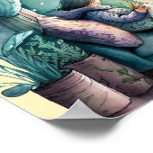 Poster Les amateurs de livres sont maîtres du multitâche (Coin)