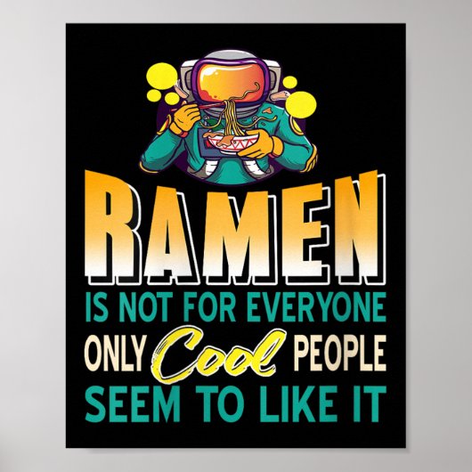 Poster Les Amateurs De Ramen Seulement L'Astronaute Spati (Devant)