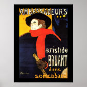 Poster Les Ambassadeurs Aristide Bruant dans son cabaret (Devant)