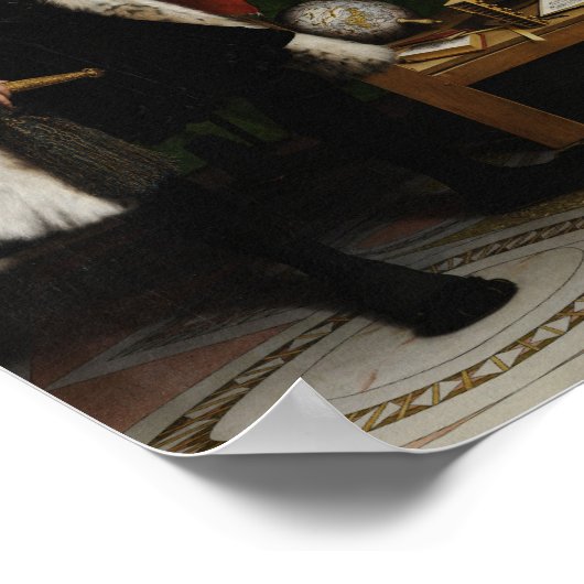 Poster Les Ambassadeurs - Hans Holbein le Jeune - 1533 (Coin)