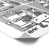 Poster Les ambulanciers assistent à un accident. Drôle (Coin)