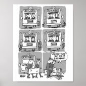 Poster Les ambulanciers assistent à un accident. Drôle (Devant)