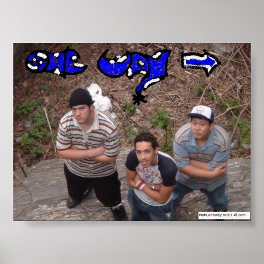 Poster Les américains Teenage Punk Band (Devant)