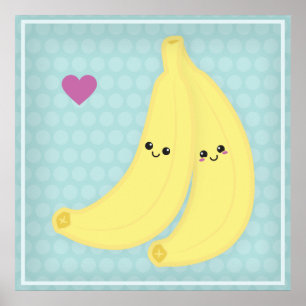 Poster Les amis des bananes