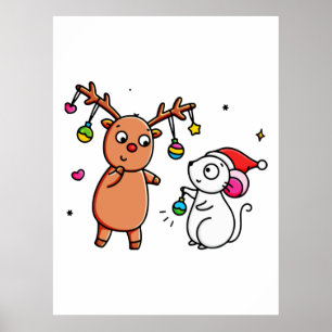 POSTER LES AMIS LES PLUS MIGNONS PARTAGE EST UN ACTE D'AM