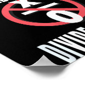 Poster Les amis ne laissent pas les amis diviser par zéro (Coin)