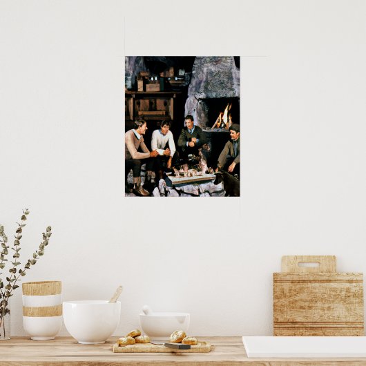Poster Les amis par le feu (Cuisine)