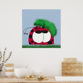 Poster Les amis rares Ladybug et Caterpillar (Cuisine)