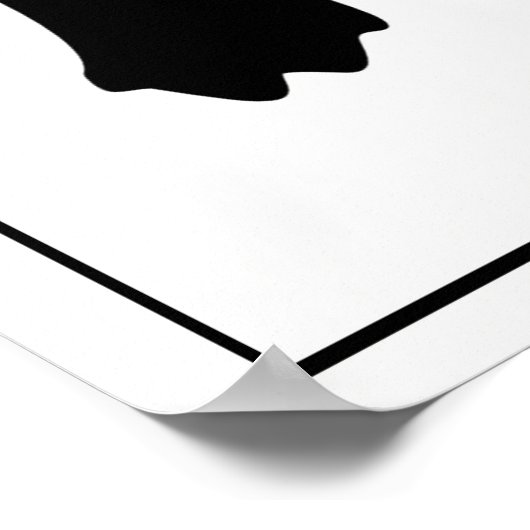 Poster Les amis sont choisis Famille Deux oiseaux Silhoue (Coin)